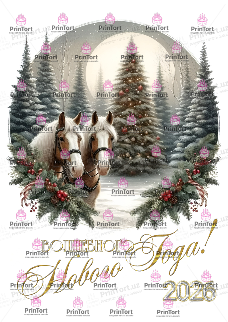 Сахарная, вафельная Картинка для торта «Новый Год (New Year)» — PT2745 | Пищевая печать на торте, сахарной, вафельной бумаге -> PrinTort.uz Сахарная и вафельная Картинка для торта «Новый Год (New Year)» — PT2745 | Пищевая печать на торте, сахарной, вафельной бумаге -> PrinTort.uz